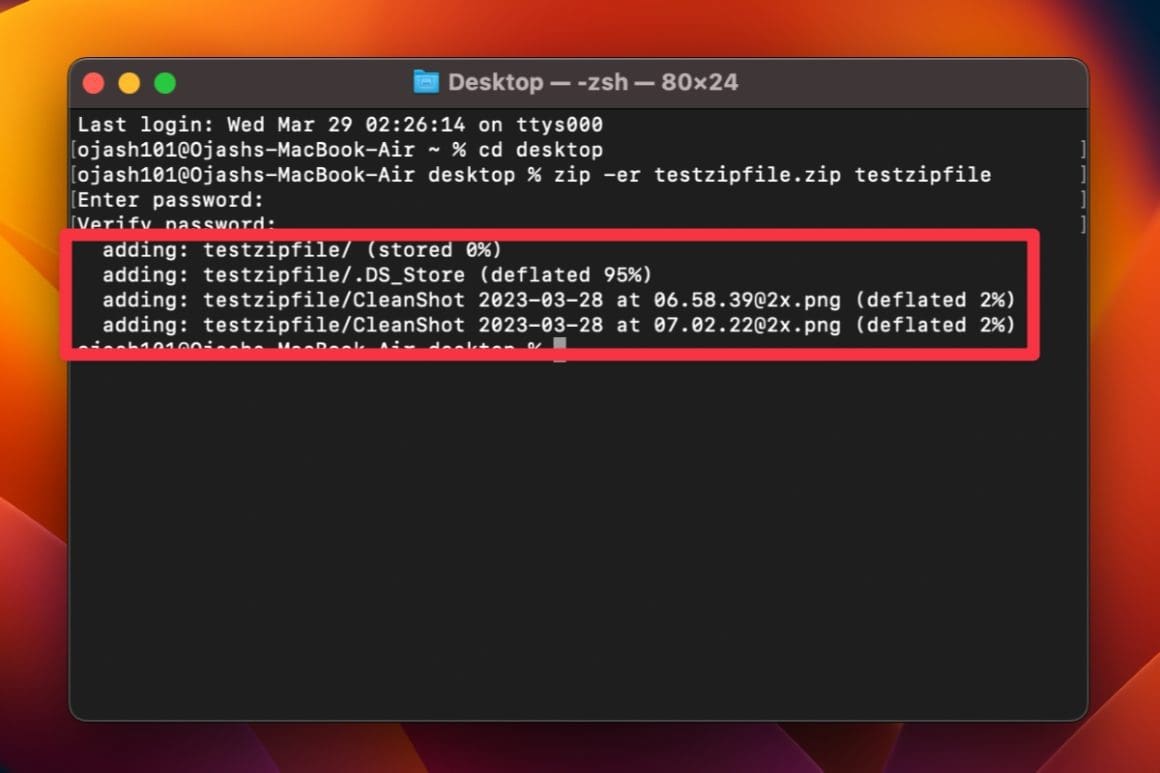 How to Password Protect a Zip File on Mac