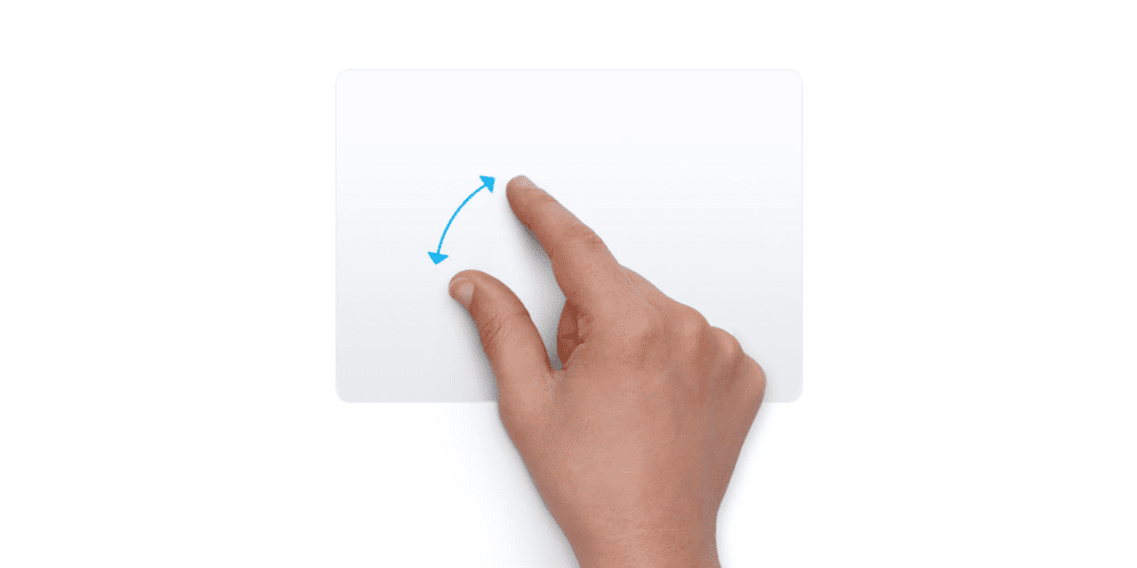 mac trackpad pinch to zoom