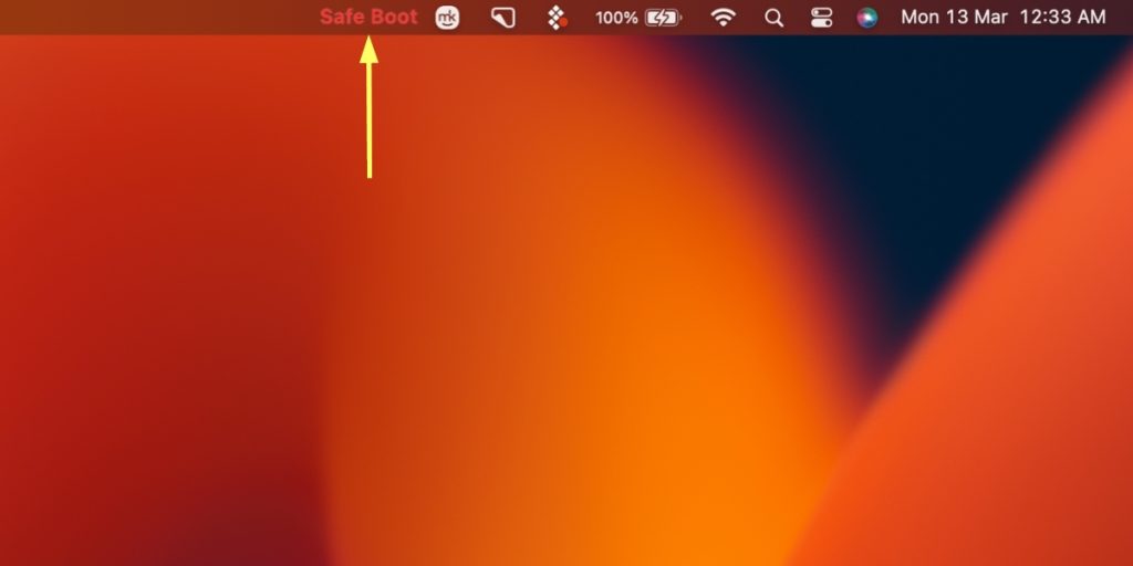 safe boot mode on mac